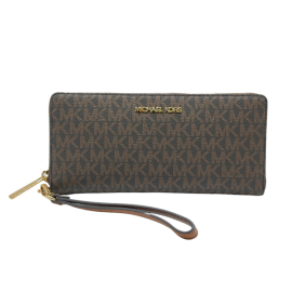 Billetera MK  Jet Set Grande Con Logotipo 
