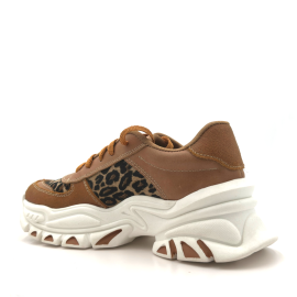 Tenis Artesanal Animal Print Cafe Tigre