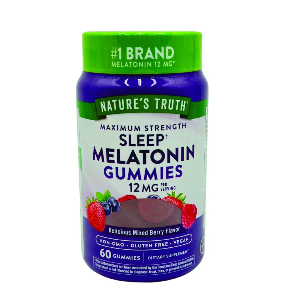 Melatonina 12mg 60 Gomas veganas - Extra Strength