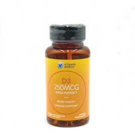 Vitamina D3 250 mcg (10.000 IU) x 100 Cap Blandas